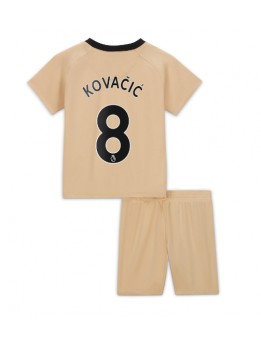 Chelsea Mateo Kovacic #8 Ausweichtrikot für Kinder 2022-23 Kurzarm (+ Kurze Hosen)
